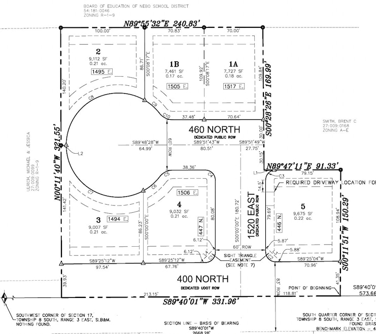 Lot layout - Call listing agent for final plat