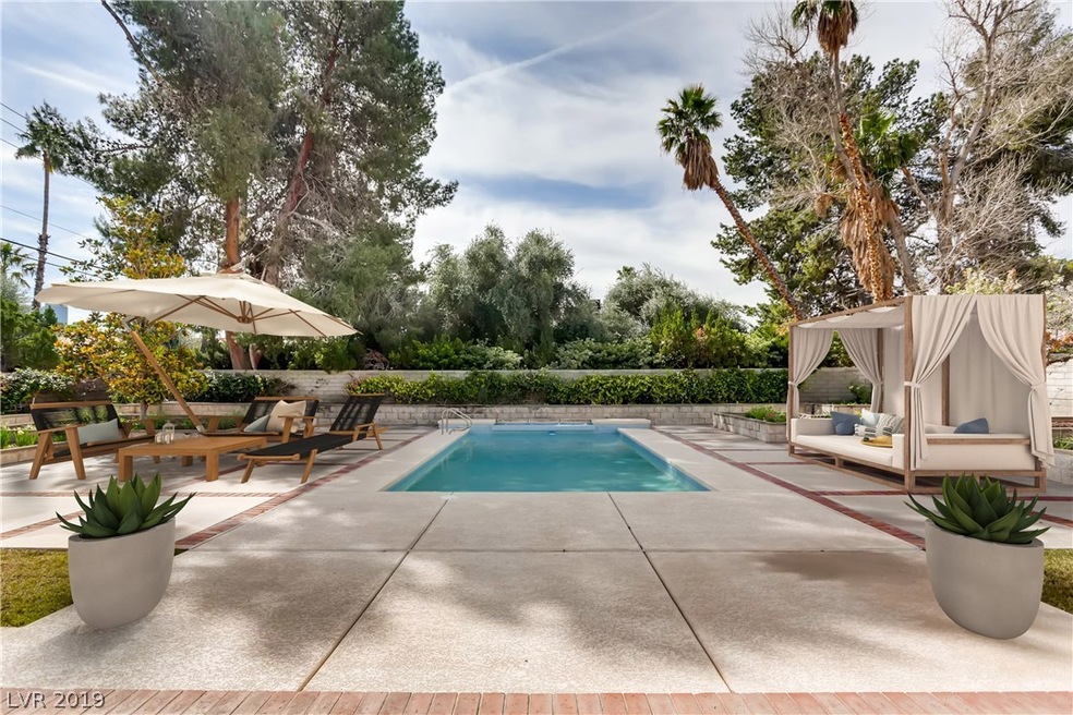 Large backyard oasis (virtually staged)