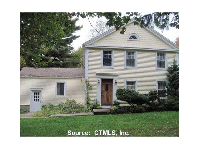 Exterior Front. 1850 Greek Revival Colonial