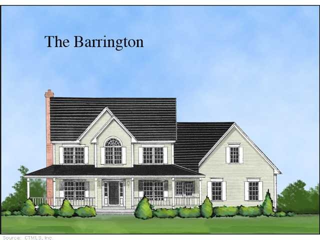 Exterior Front. The Barrington Model Home