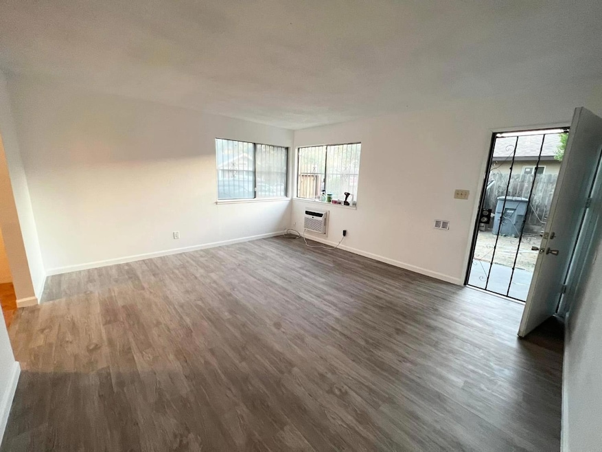 Unit A - living room - before tenants