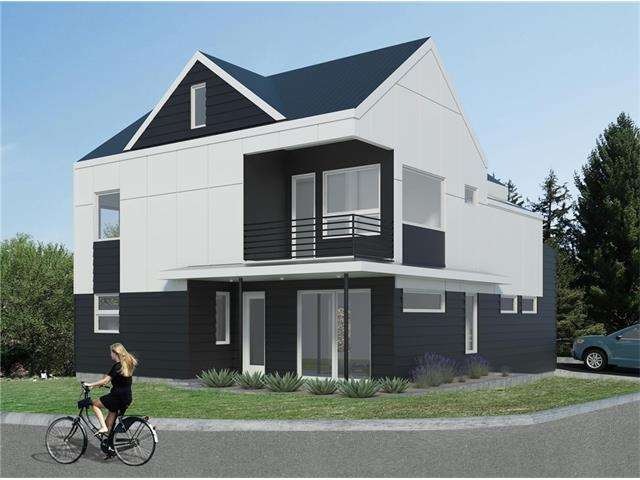 Cedar and hardi-siding in eye pleasing neutral col