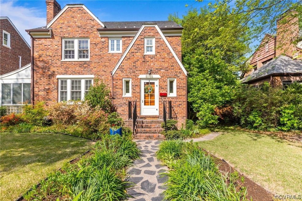 Beautiful brick and slate