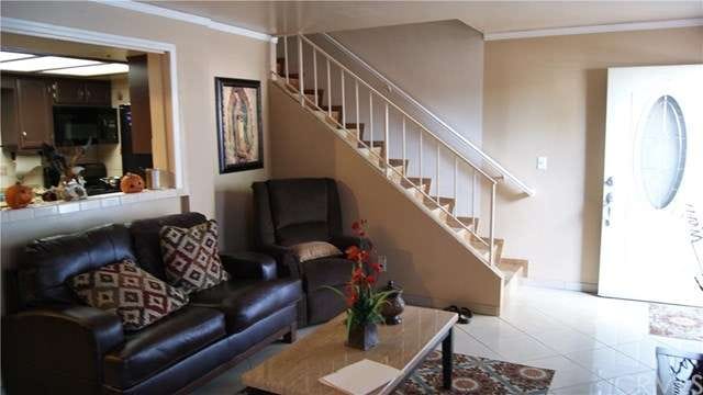 Living Room View and Stairs