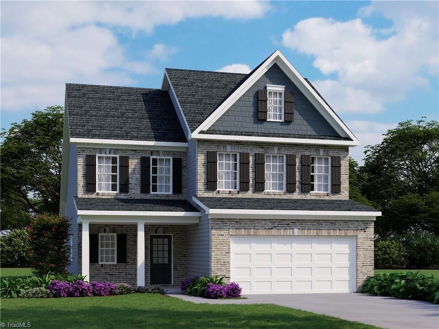 Rendering of home under construction.