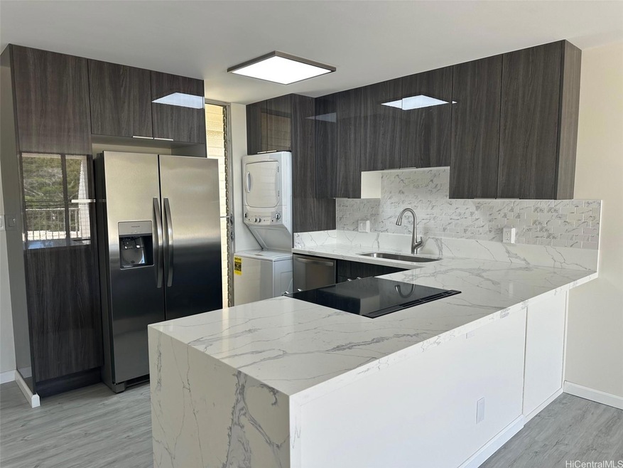 Kitchen with all new stainless steel appliances an