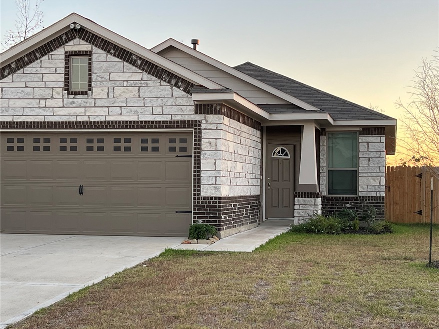 Beautiful stone and brick front exterior