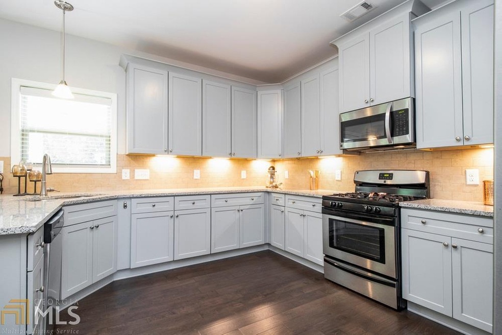 Open concept kitchen with tons of counterspace and storage