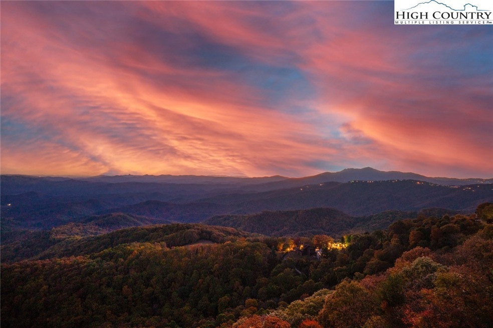 Sunset over John's River Gorge