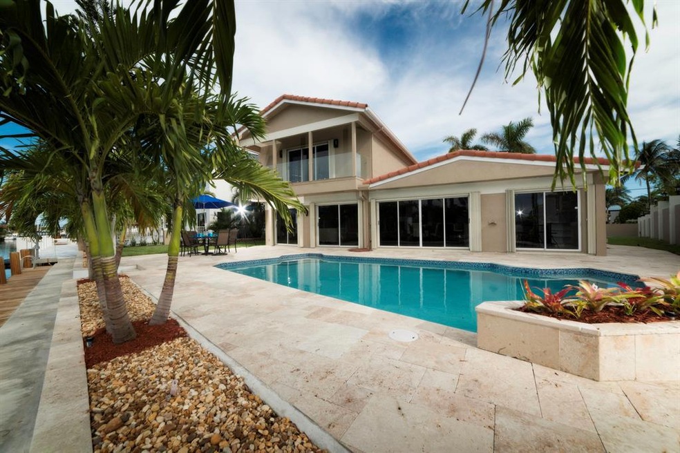 Back view with pool