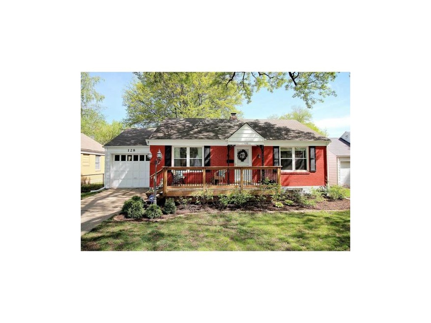 Great curb appeal with nice landscaping and big fr