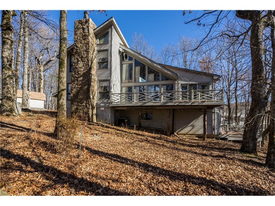 Nice Rock Chimney on Mountain Top Home