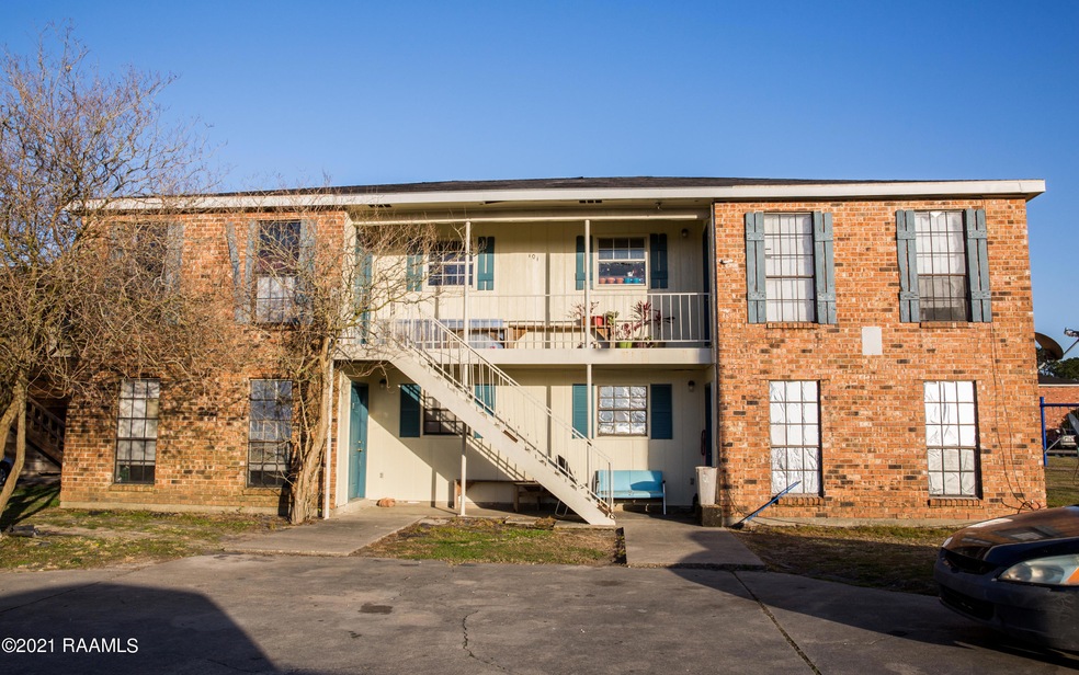 front of building