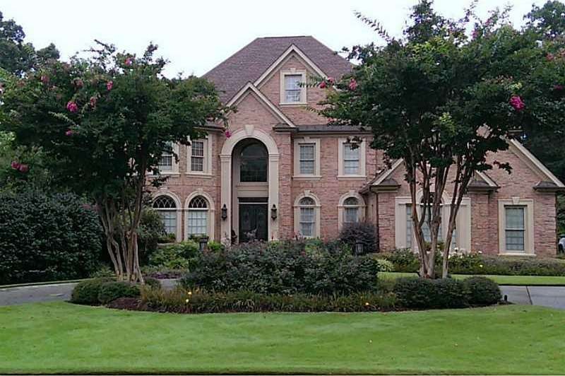 Exterior Front. Custom Colonnade 6 bedroom, 6.5 ba