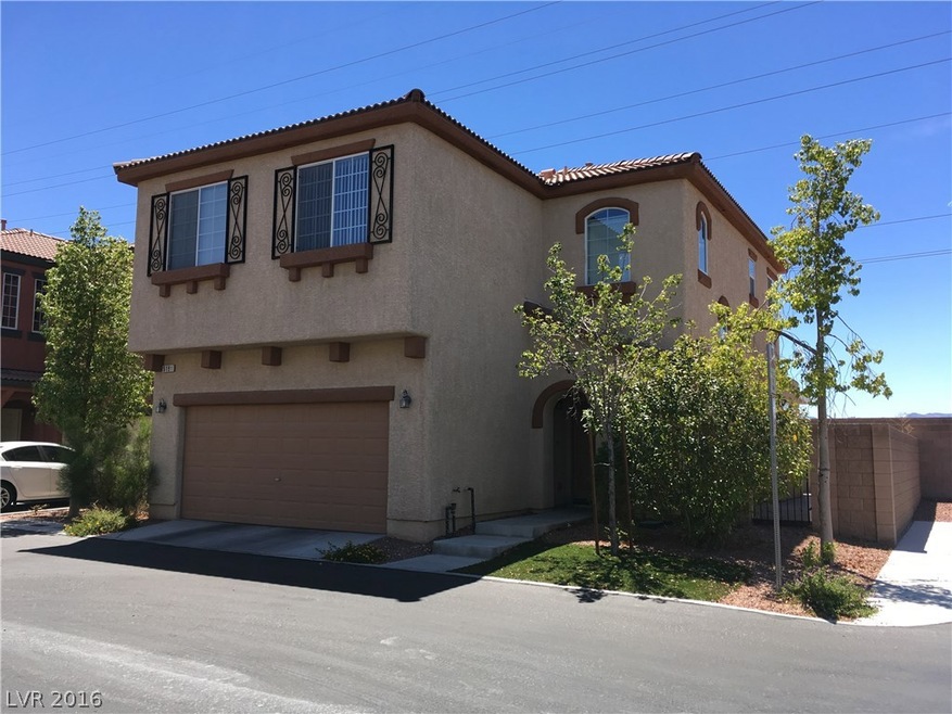 Exterior front on a corner lot