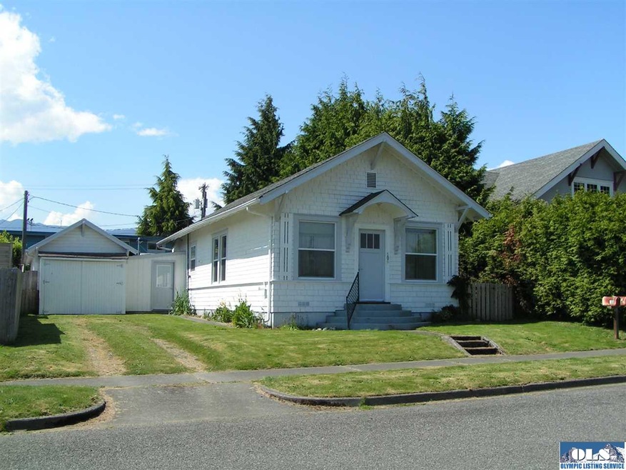 Main house and garage