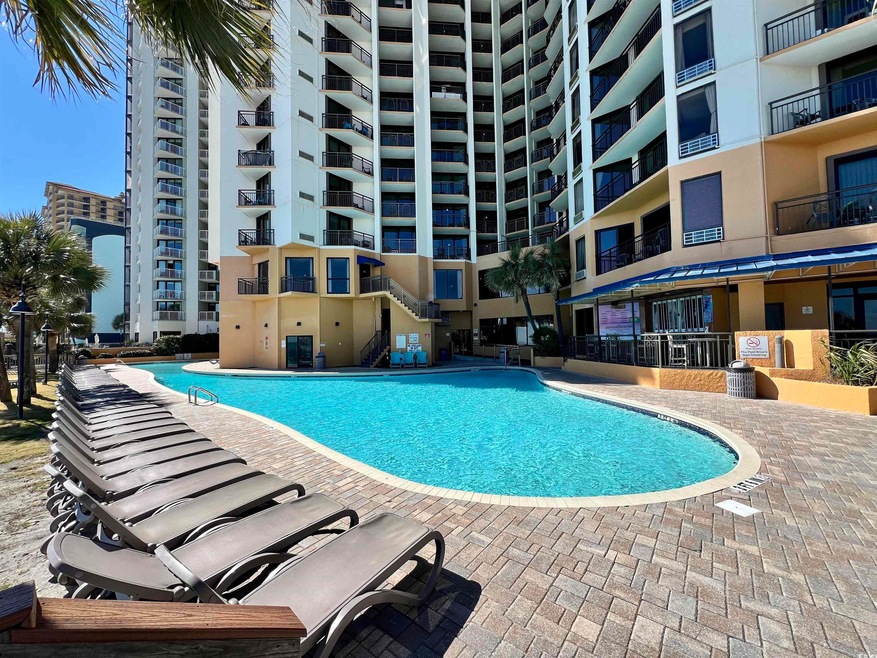 View of pool