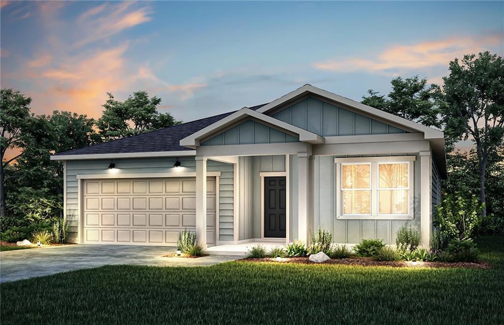 Contemporary exterior with charming front porch