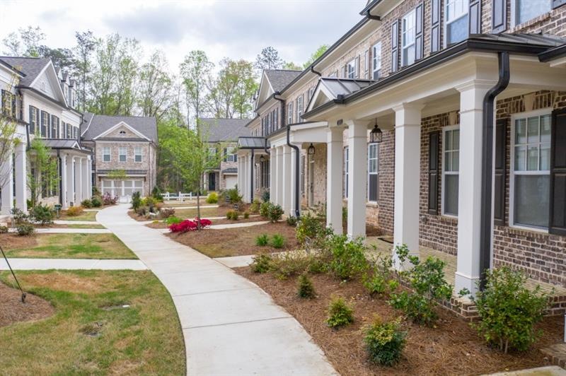 Serene walkway up to your front door