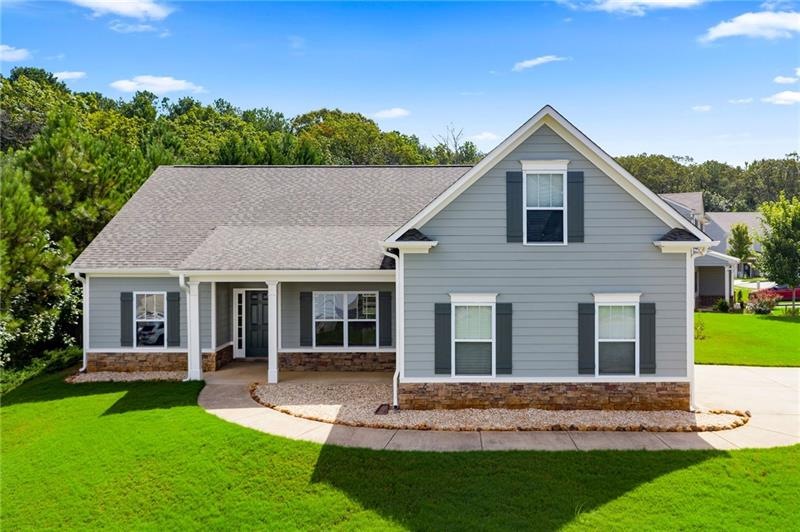 Cartersville ranch home situated on a beautiful co