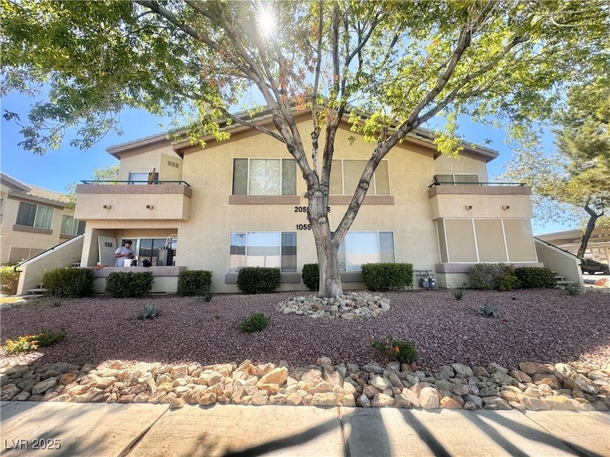 View of front of home with stucco siding