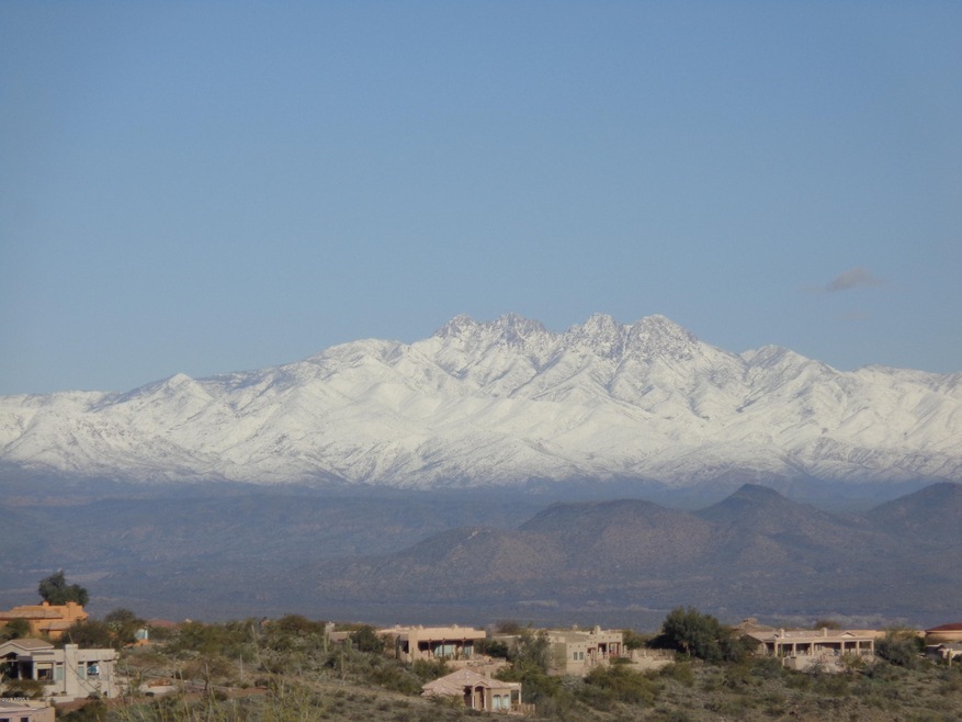 Four Peaks in Snow