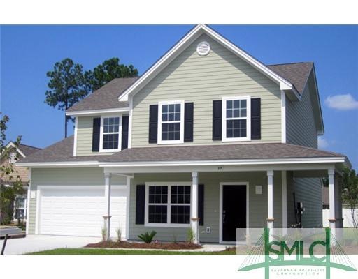 Exterior Front. Acutal Exterior of Home Listed