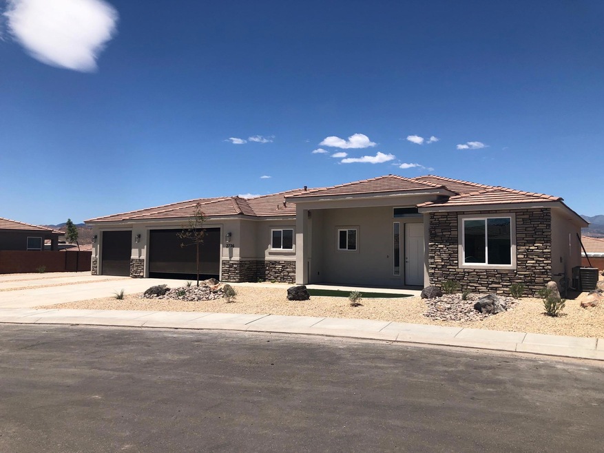 Front of home completed