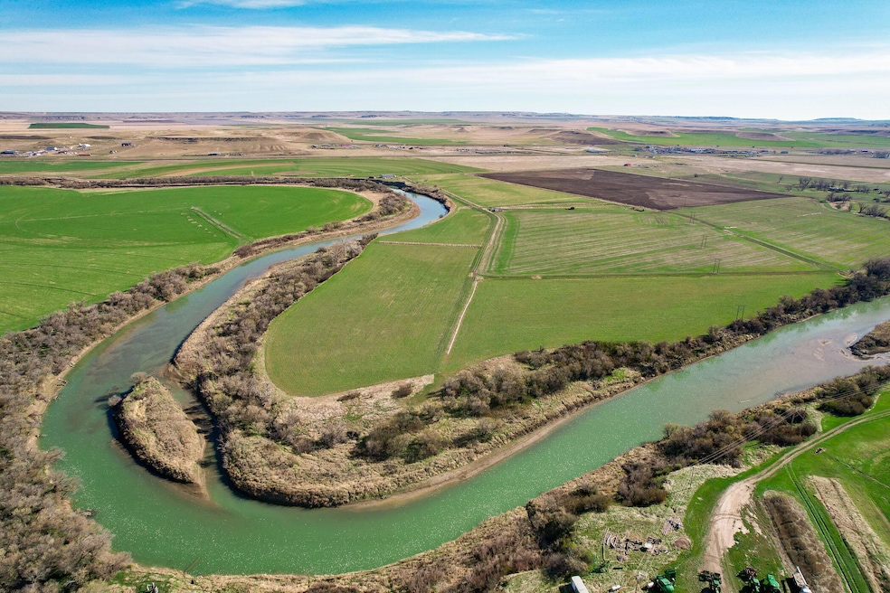 Aerial view of property