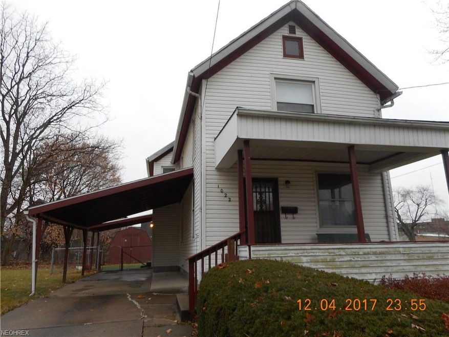 Front of house and carport