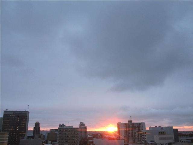 Sunset View from the Living Room