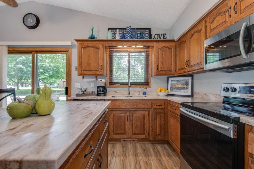 Beautiful open kitchen drenched in natural light