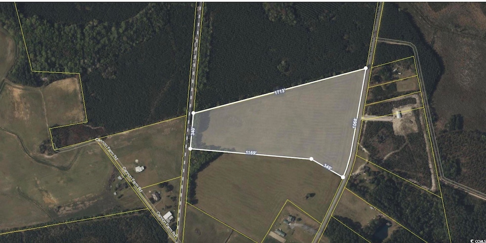 Map of property location with property boundaries highlighted