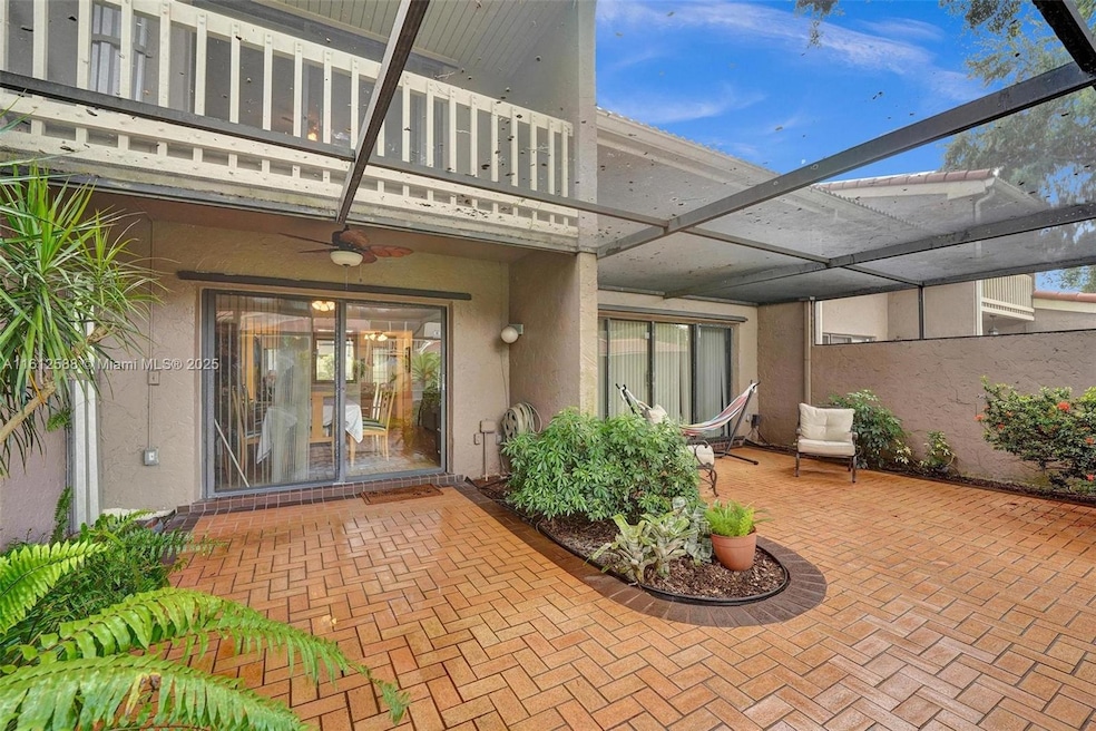 The oversized back screened patio is a place to relax or entertain.