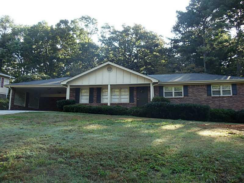 Exterior Front. 4 SIDES BRICK RANCH