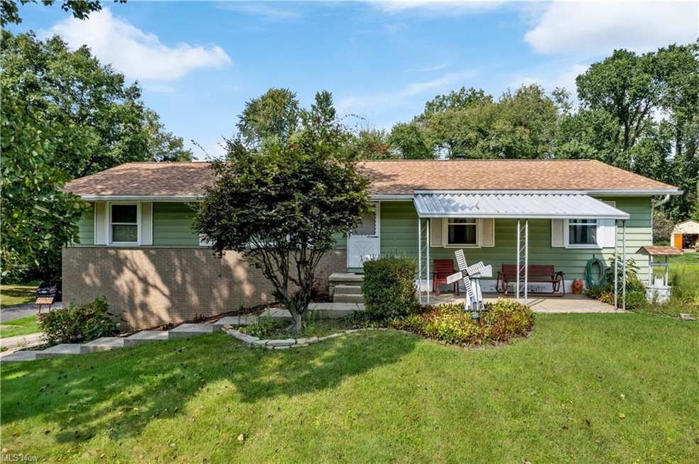Front view- Notice the covered patio?