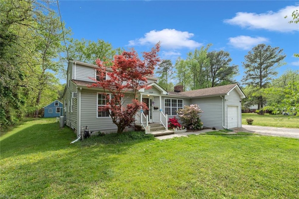 This property has a charming exterior with curb ap
