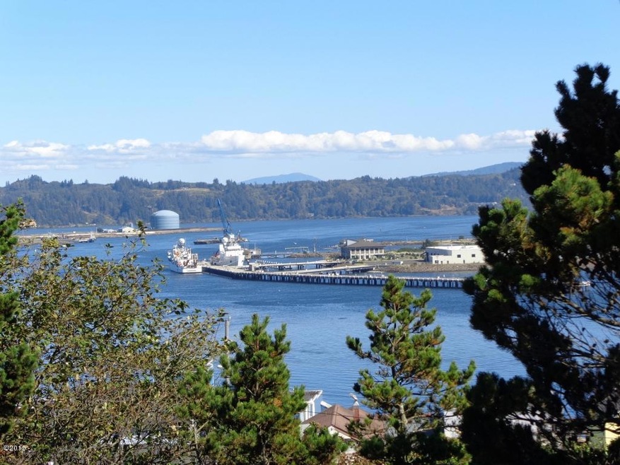 View of the bay and N.O.A.A. docks.