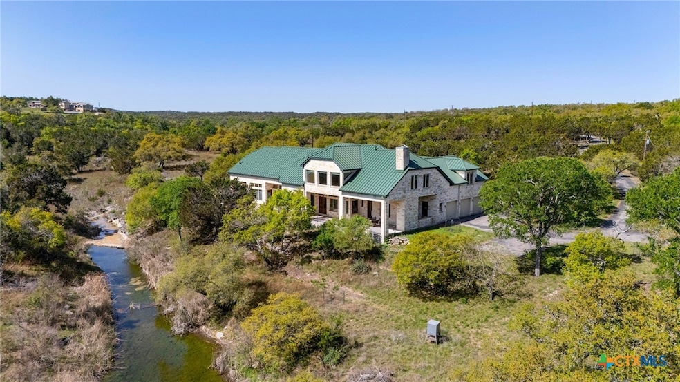 Aerial view back of the home