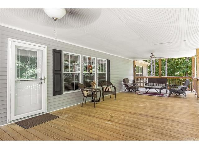 Huge country front porch
