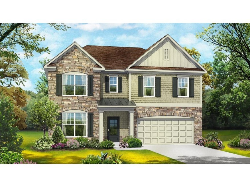 Color Rendering of Plan & Elevation.