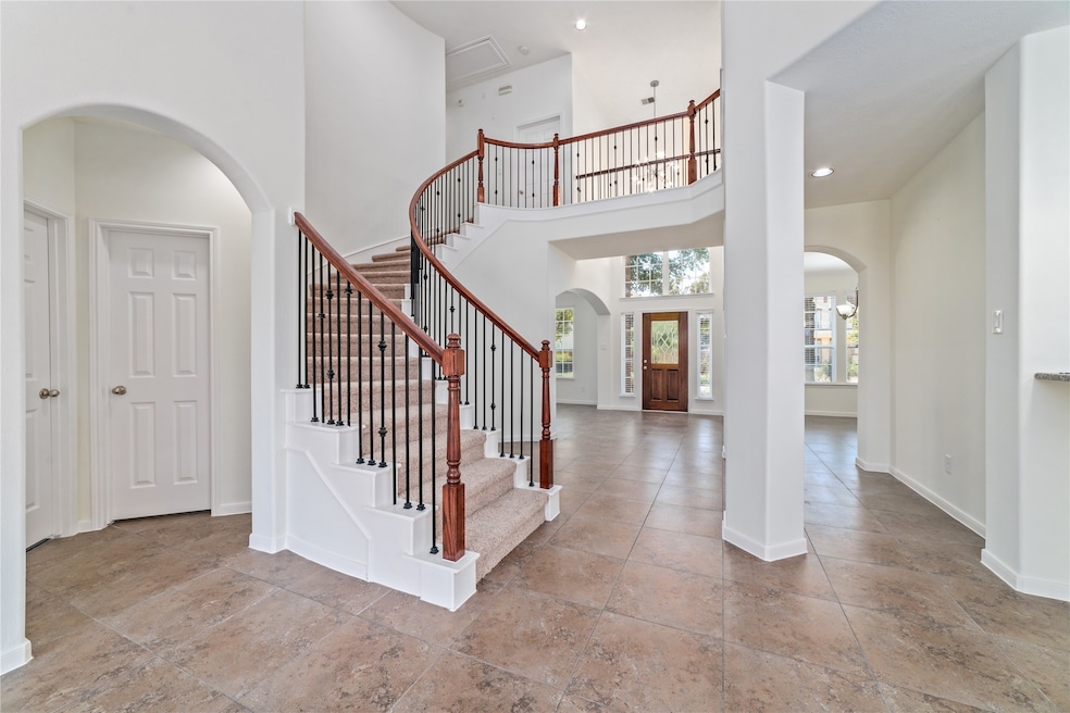 View of the entrance from the main hallway looking