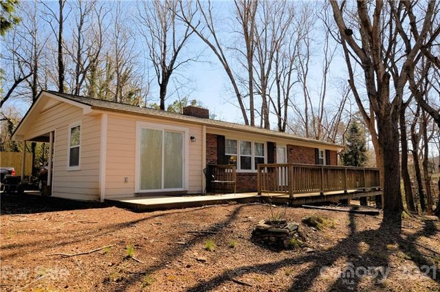 Front view of house with decks
