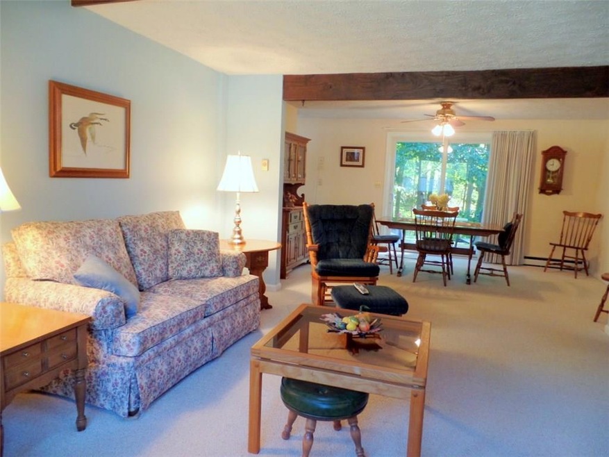Spacious, bright living room.