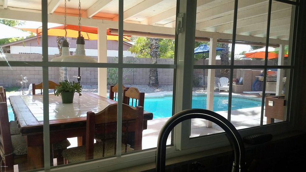 Back Patio / Pool view from Kitchen