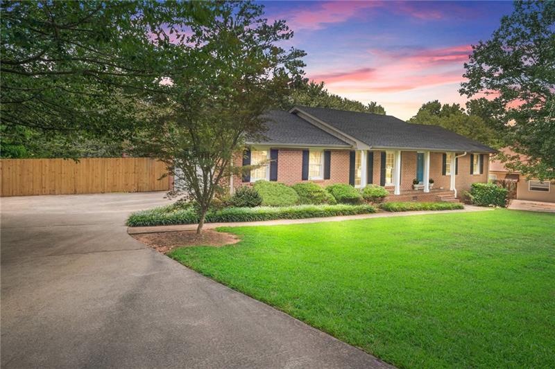 Peachtree Corners Ranch Home with New Roof, update