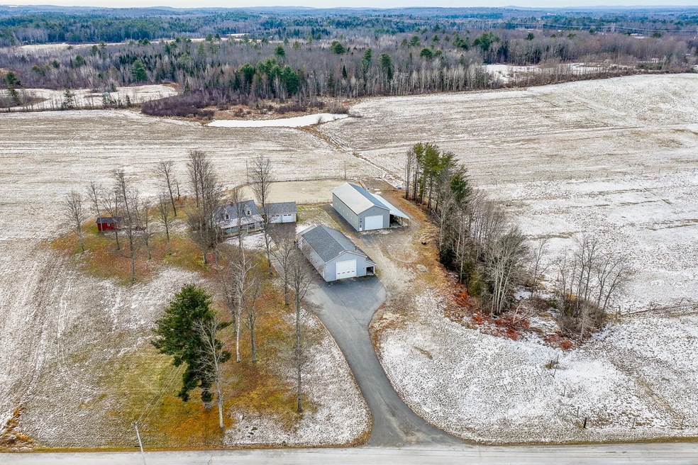 Aerial Front View of Property
