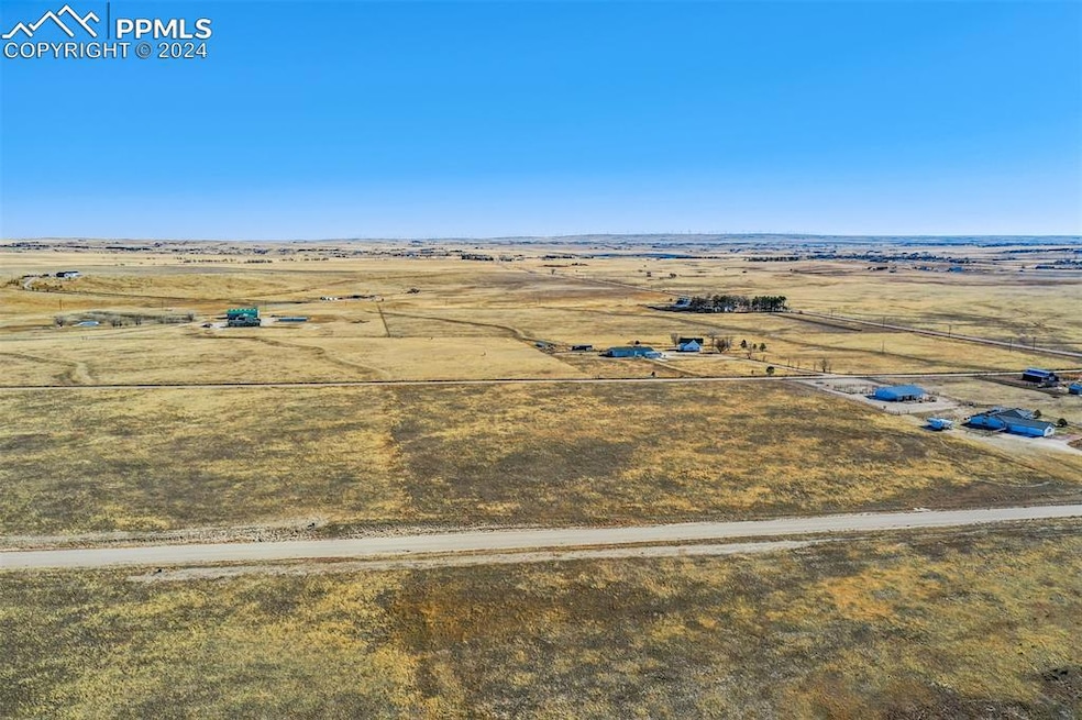 Bird's eye view featuring a rural view