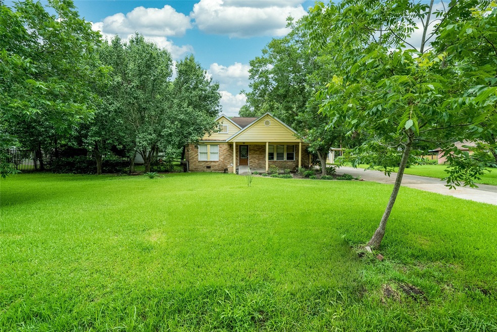 Traditional single story home with garage apartmen