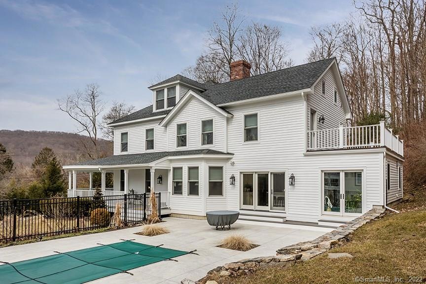New fenced in heated gunite pool, patio